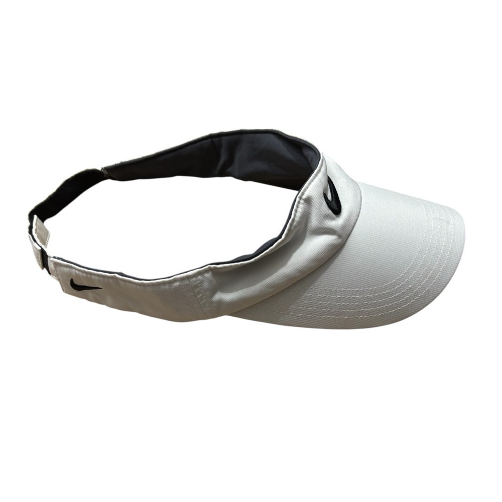 NIKE Golf Adjustable Visor Cap in White/Black — PERFECT FOR SUMMER!!!! - Picture 3 of 7
